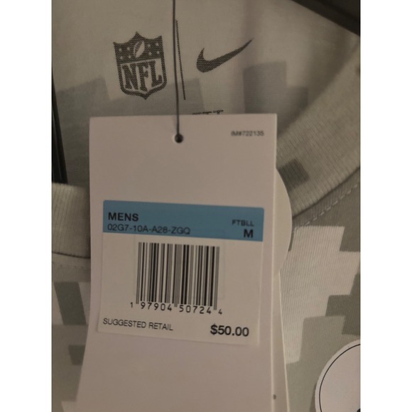 NWT NikeSalute to Service On‑Field Cleveland Browns Tee  Cam Check Pattern SZ M - Picture 5 of 9